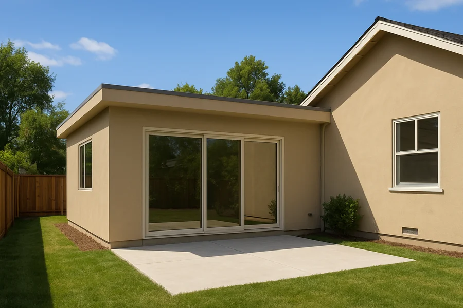 Attached ADU connected to main home