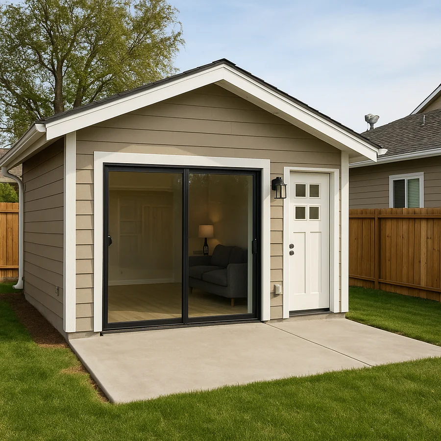 Garage conversion ADU interior